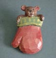 Teddy Bear in Stocking